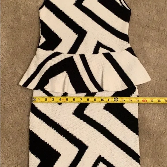 Alice+Olivia Black and white dress size S